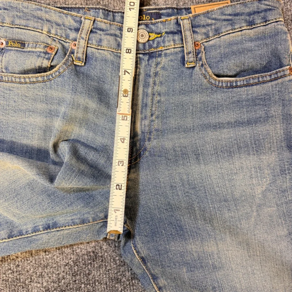 Polo Ralph Lauren Hampton Straight Jeans Kids 14 Light Blue Wash‎ Preppy Classic